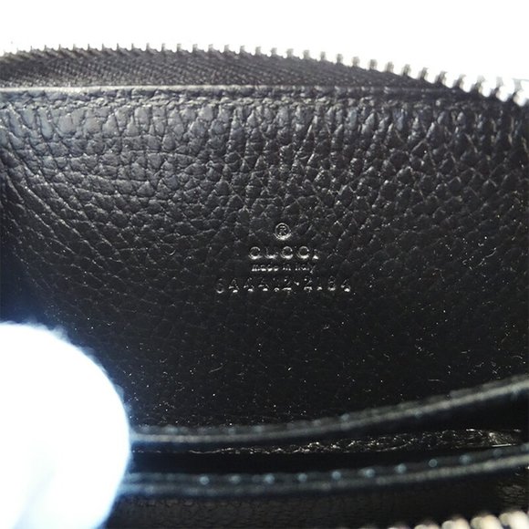 GUCCI Wallet Women's Men's Coin Case Petit Marmont Leather Double G Zip Aroun... - Picture 6 of 9